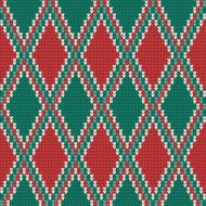 Seamless Rhombus knitting pattern