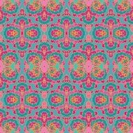 Seamless decorative floral vector pattern