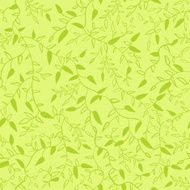 Floral seamless pattern with leaves Vector illustration N2