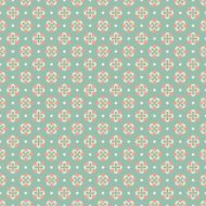 Elegant romantic vector seamless pattern (tiling) Retro pink N5