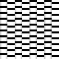 Abstract seamless illusion paper stripes monochrome pattern N2