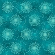 Seamless pattern of jellyfish