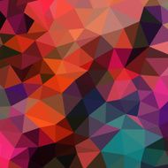 Vector retro pattern of geometric shapes Colorful mosaic banner N6