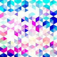 Vector retro pattern of geometric shapes Colorful mosaic banner N7