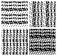 Set of geometrical seamless flat pattern N2