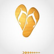 Summer Background Slipper