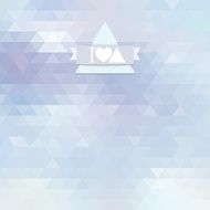 light blue color triangle