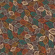 Summer seamless leaf pattern N10