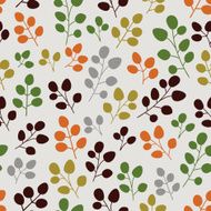 seamless leaves pattern background N7