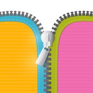 Vector Zipper Illustration