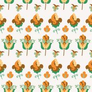 Seamless pattern with flowers N51