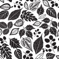 Seamless pattern with leaf abstract texture N11