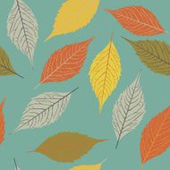 Seamless pattern with leaf abstract texture N12