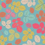 Seamless pattern with leaf abstract texture N13