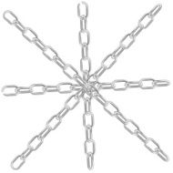 Chains crossed Illustration Vector
