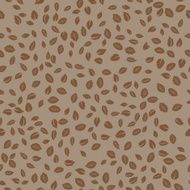 Abstract Seamless Leaves Pattern Vector