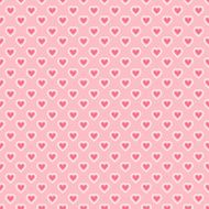 Heart shape vector seamless pattern (tiling) N6