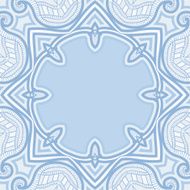 Patterned floor tile in oriental style N12