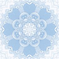 Abstract circular floral pattern N2