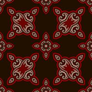 Patterned floor tile in oriental style N15