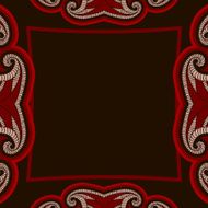 Greeting card with oriental pattern N19