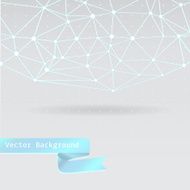 Vector abstract background of the triangle