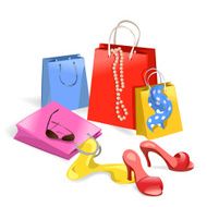 Women purchase shopping
