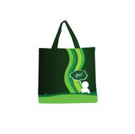 Green Purse With People Icon Color Vector N2