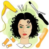 Woman in a beauty salon N4
