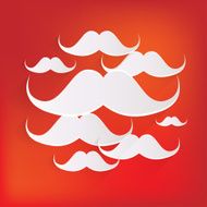 Hipster moustaches icon N7