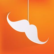 Hipster moustaches icon N8