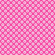 Heart shape vector seamless pattern (tiling) N7