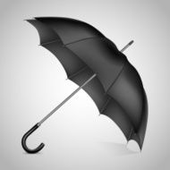 umbrella black open