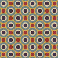 Seamless pattern in retro colors N6