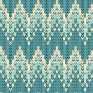 seamless zigzag vector knitted background N10