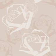 Abstract Roses Pattern