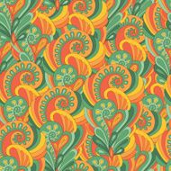 Seamless sunny indian pattern