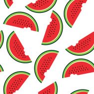Seamless pattern with watermelon N4
