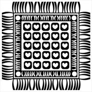 floor mat isolated on white background