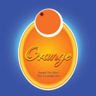 orange label