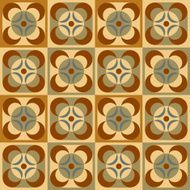 Seamless pattern in retro colors N8