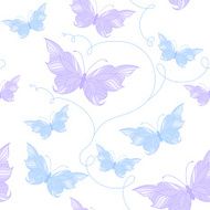 seamless pattern with butterflies N55