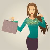 Shopping girl N103