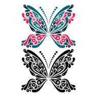 Beautiful butterfly tattoo N2