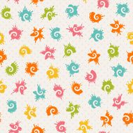 Vector seamless baby pattern N2