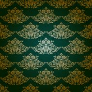 Damask seamless floral pattern N24