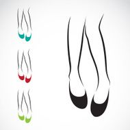 woman legs with shoes N2