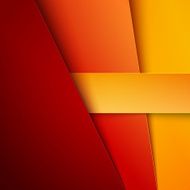 Red and orange paper layers vector background