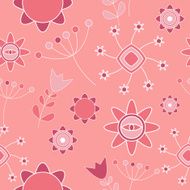 Abstract Cute Background Flower Seamless Pattern Vector Illustr N7
