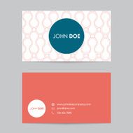 Editable business card template N4